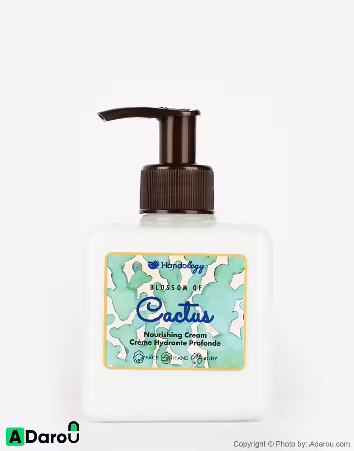 کرم نرم کننده هندولوژی Handology مدل کاکتوس مناسب پوست های خشک و آسیب دیده حجم 285 میلی لیتر