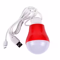چراغ USB دوکاره با سر Micro USB