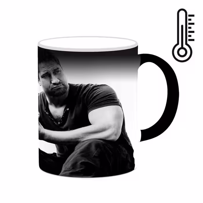 ماگ حرارتی چیتوکالا طرح جرارد باتلر Gerard Butler مدل mgh26029