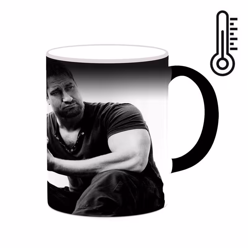 ماگ حرارتی چیتوکالا طرح جرارد باتلر Gerard Butler مدل mgh26029