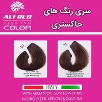 سری رنگ های خاکستری رنگ مو الفرد ALFRED