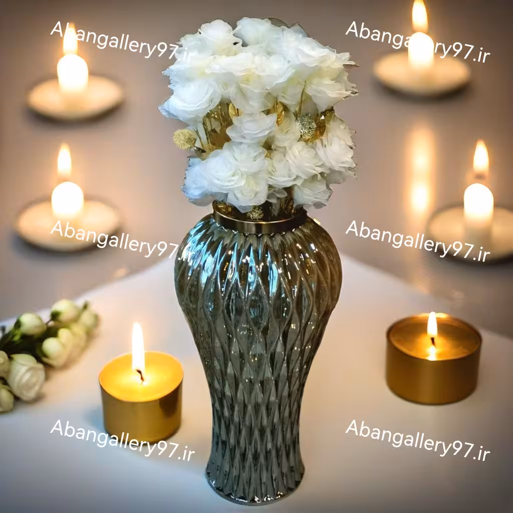 گلدان شیشه ای درجه1