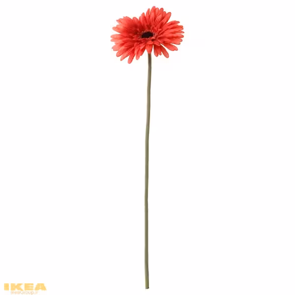 گل ژربرا قرمز مصنوعی مدل SMYCKA | برند ایکیا | ارسال 15 الی 20 روز کاری