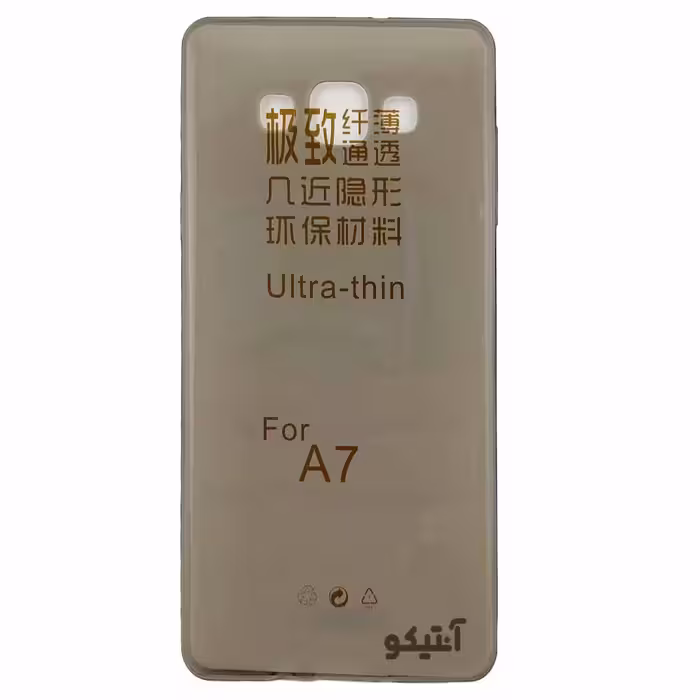 قاب Samsung A7-2015 مدل ژله ای شفاف سه گرمی – رنگ دودی