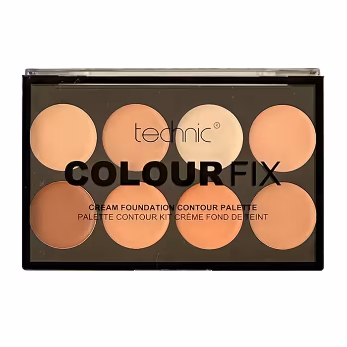 پالت کانتور کرمی 8 رنگ تکنیک مدل Colour Fix