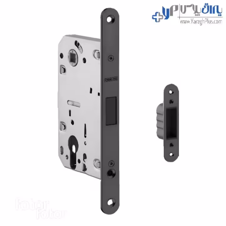 قفل مگنتیک سیلندری درب فریملس رنگ دودی