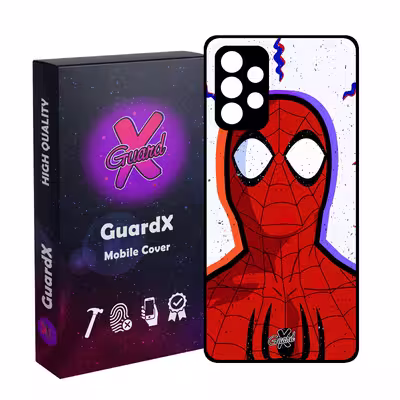 کاور گارد ایکس طرح Spider Man مدل Glass10495 مناسب برای گوشی موبایل سامسونگ Galaxy A52/A52S