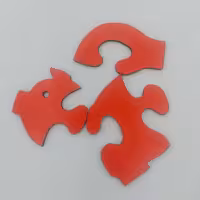 پازل 3 تکه طرح خوک مدل A1249-0914