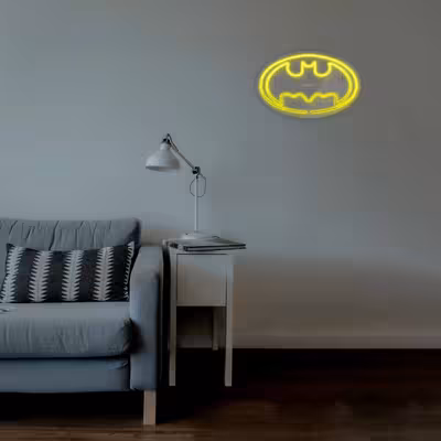 چراغ دیواری نئون دیزاین طرح Batman_YL