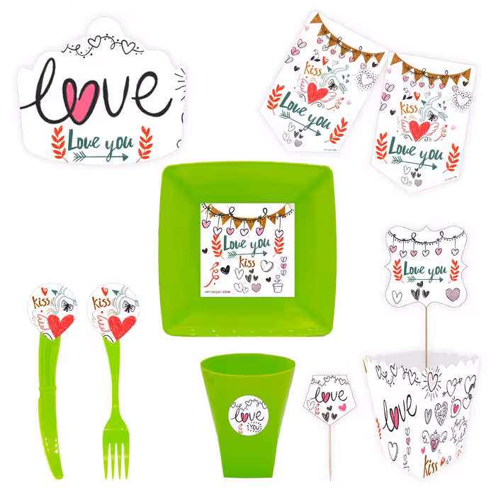  مجموعه 72 عددی تم تولد طرح لاو