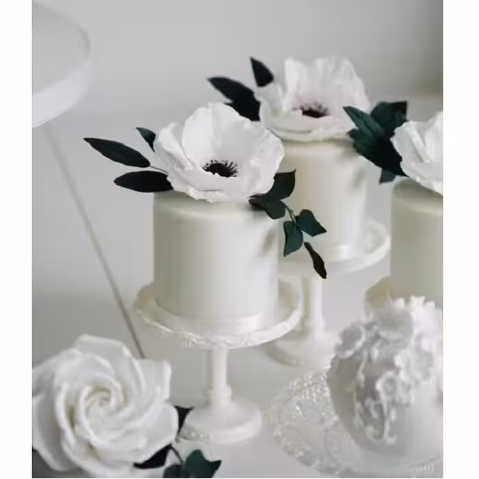 قالب فوندانت بهگز مدل گل شقایق مجموعه 3 عددی