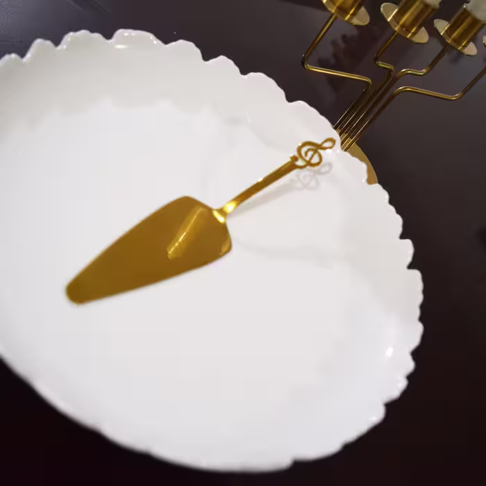 کفگیر کیک مدل نت موسیقی