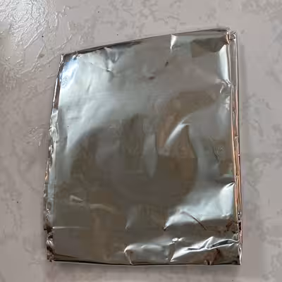 فویل آلومینیم مدل ضخیم SQ.50MIC طول 1 متر بسته 2 عددی