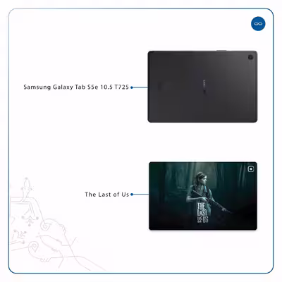 برچسب پوششی ماهوت مدل The Last of Us مناسب برای تبلت سامسونگ Galaxy Tab S5e 10.5 2019 T725