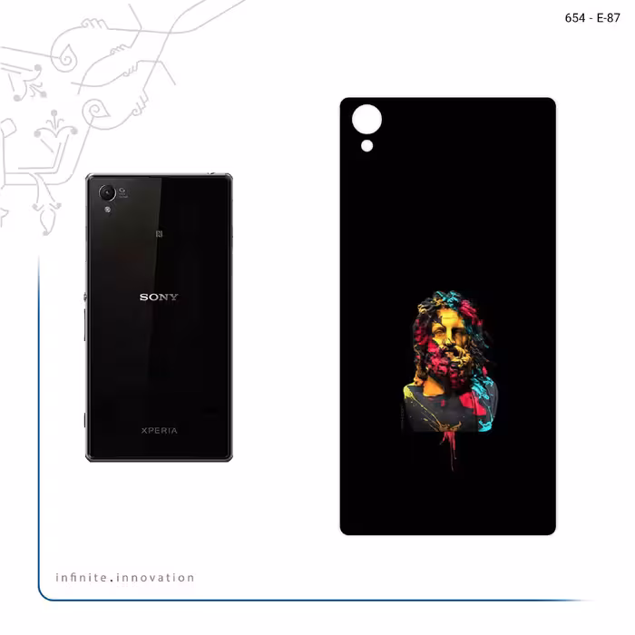 برچسب پوششی ماهوت مدل Painted Sculpture Digital Art مناسب برای گوشی موبایل سونی Xperia Z1