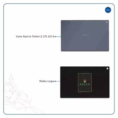 برچسب پوششی ماهوت مدل Rolex-Logo مناسب برای تبلت سونی Xperia Tablet Z LTE 2013