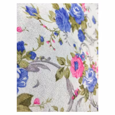 حوله دستی او.ام.جی مدل باغ گل سایز 40×40 سانتی متر بسته 2 عددی