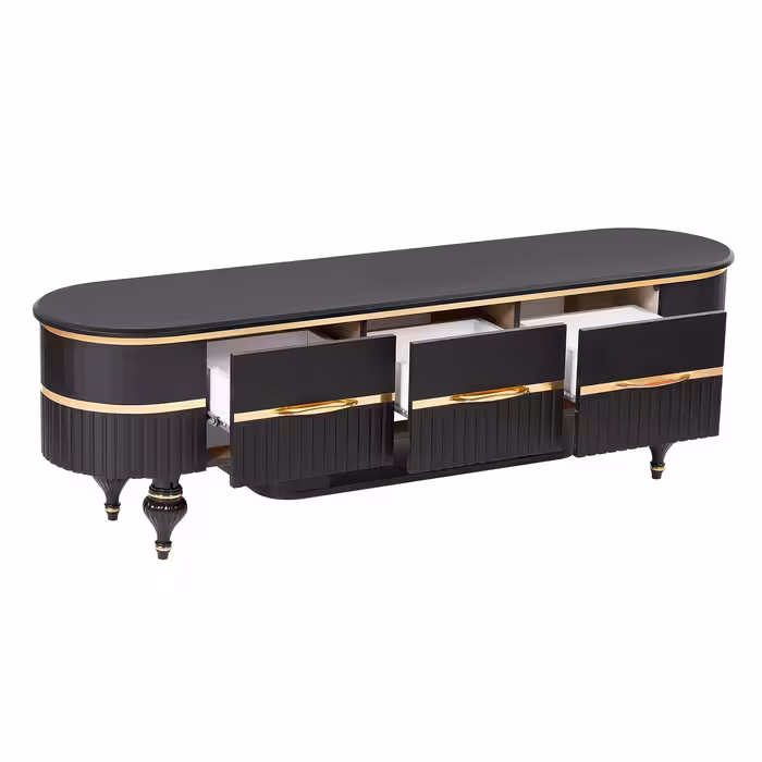 آینه و کنسول مدل سهند به همراه میز تلویزیون