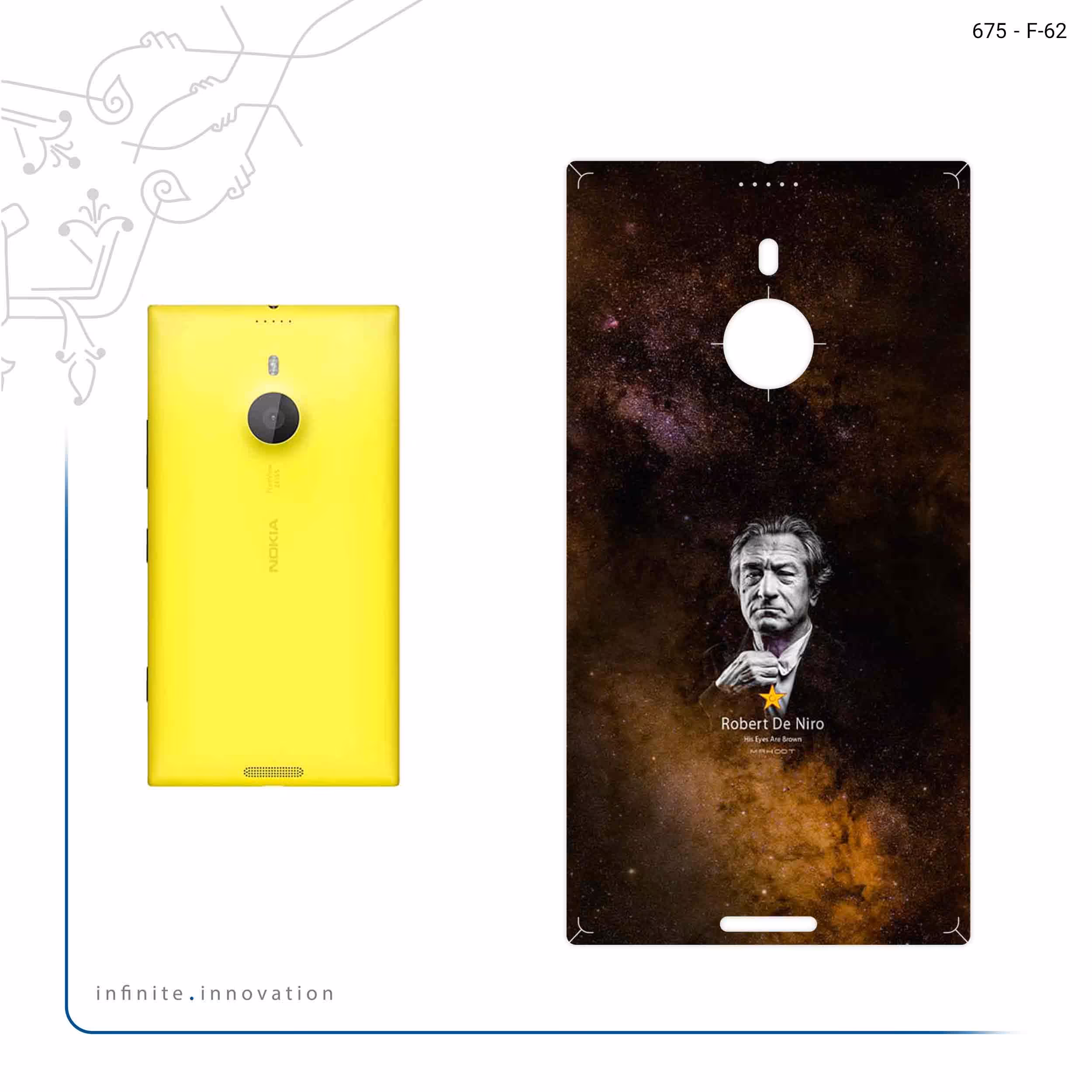 برچسب پوششی ماهوت مدل Robert De Niro مناسب برای گوشی موبایل نوکیا Lumia 1520