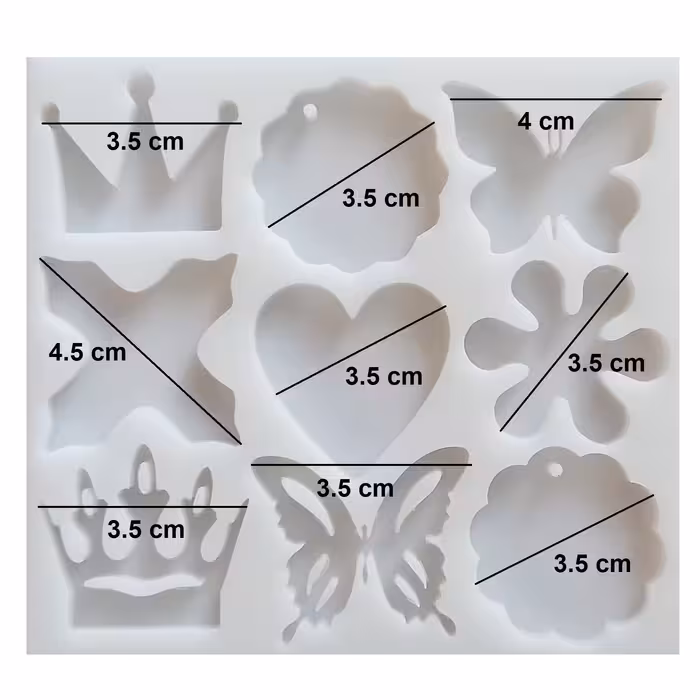 قالب رزین مدل اشکال فانتزی کد N9
