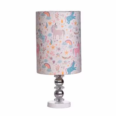 لوستر سقفی و آباژور خواب کودک مدل تک شاخ مجموعه 2 عددی