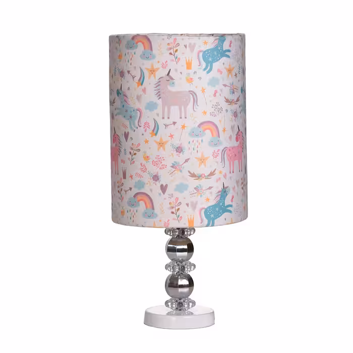 لوستر سقفی و آباژور خواب کودک مدل تک شاخ مجموعه 2 عددی