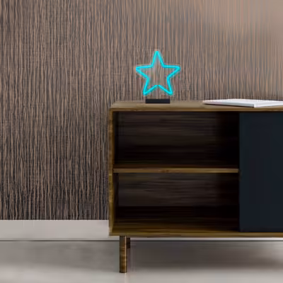 چراغ رومیزی ریموت دار مدل STARS-GL_TBL-GLASS