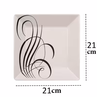 بشقاب خورش خوری آکسفورد کد EL-003 بسته 6 عددی