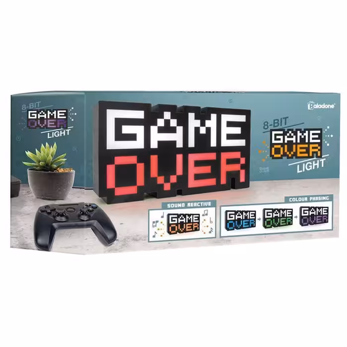 آباژور رومیزی مدل Game Over Light 8-Bit