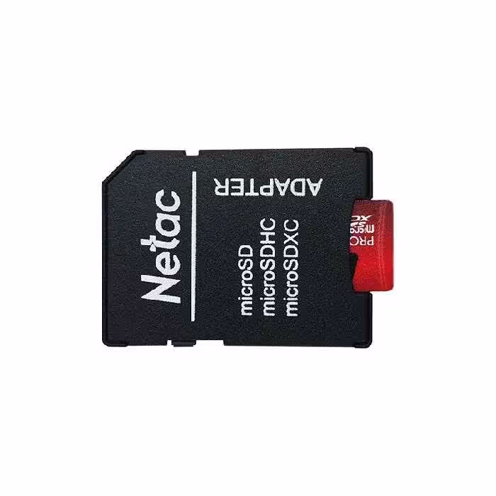کارت حافظه MicroSDXC نتاک مدل P500 Extreme Pro کلاس 10 استاندارد UHS-I U3 سرعت 100MBps  ظرفیت 64 گیگابایت به همراه آداپتور SD