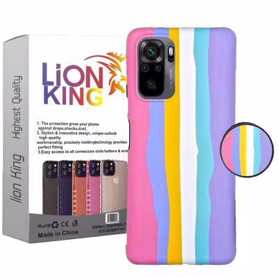 کاور لاین کینگ مدل IMD RANGINKAMAN مناسب برای گوشی موبایل شیایومی Redmi Note10 10S به همراه پایه نگهدارنده