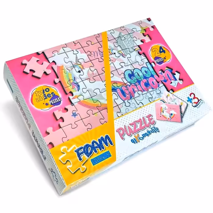 پازل 24 تکه فنسی مدل اسب تک شاخ