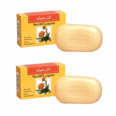 صابون شستشو گل سیتو مدل کالاندولا وزن 100 گرم مجموعه 2 عددی
