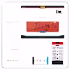 برچسب پوششی ماهوت مدل Red-Flower مناسب برای تبلت سامسونگ Galaxy Tab A 10.1 2016 T585