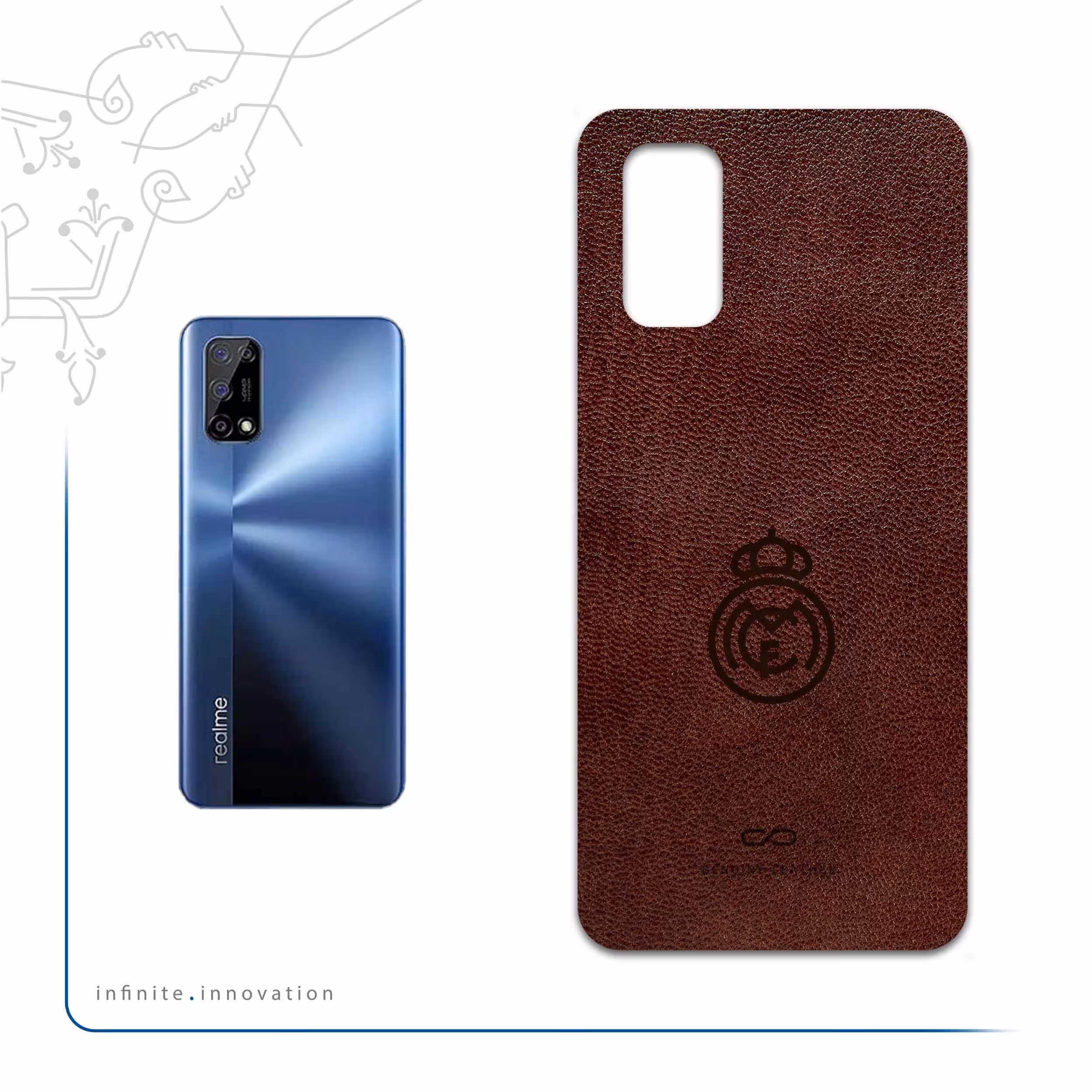 برچسب پوششی ماهوت مدل NL-REAL مناسب برای گوشی موبایل ریلمی 7 5G