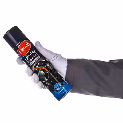 اسپری پولیش داشبورد خودرو کاسپین مدل Mountain &amp; Peach حجم 300 میلی‌ لیتر مجموعه 2 عددی
