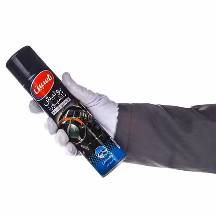 اسپری پولیش داشبورد خودرو کاسپین مدل Mountain &amp; Peach حجم 300 میلی‌ لیتر مجموعه 2 عددی