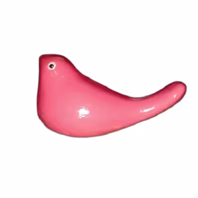 مجسمه سفالی طرح مرغ آمین کد M 14 بسته دو عددی 