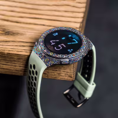 برچسب ماهوت طرح Iran Tile6 مناسب برای ساعت هوشمند هوآوی Watch GT 2e