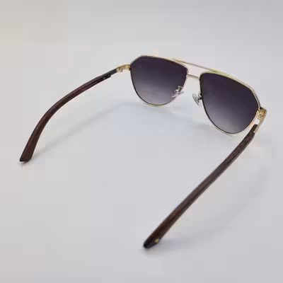 عینک آفتابی  مدل P1002 - DOD دسته چوبی