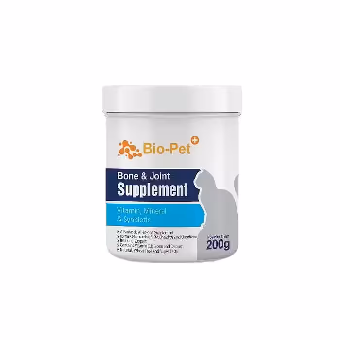 مکمل گربه بایو پت مدل  Bone&amp;Joint Supplement وزن 200 گرم