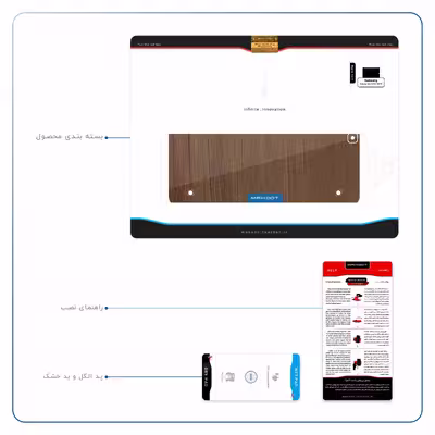 برچسب پوششی ماهوت مدل Orange-Wood مناسب برای تبلت سامسونگ Galaxy Tab S2 9.7 2015 T810