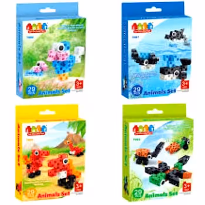 ساختنی جی دی ال تی مدل حیوانات مجموعه 4عدی کد7001الی7004