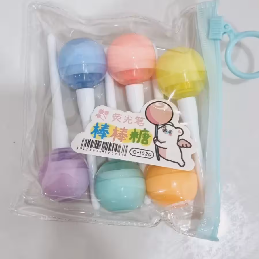 ماژیک هایلایت آبنبات 6 رنگ فروش تکی