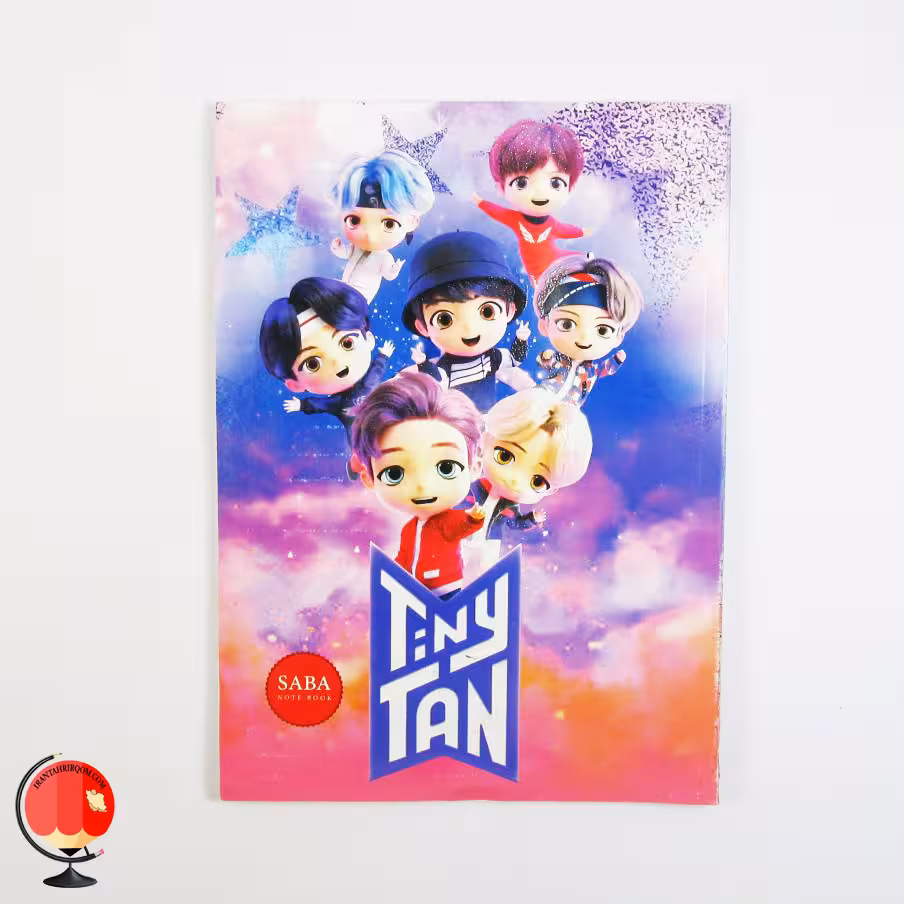 دفتر نقاشی 50 برگ طرح بی تی اس صبا