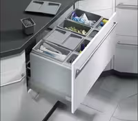 سطل چند منظوره توکار متصل به بدنه هایلو مدل ایکس ایکس ال جهت یونیت عرض 90 سانتیمتر 3630901 فانتونی کد Q190