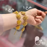 دستبند فلاور طرح طلا