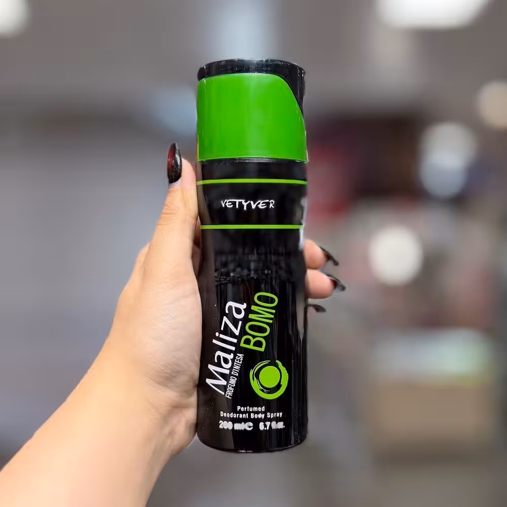 اسپری مالیزیا بومو وتیور فراگرانس ورلد 200 میل FRAGRANCE WORLD