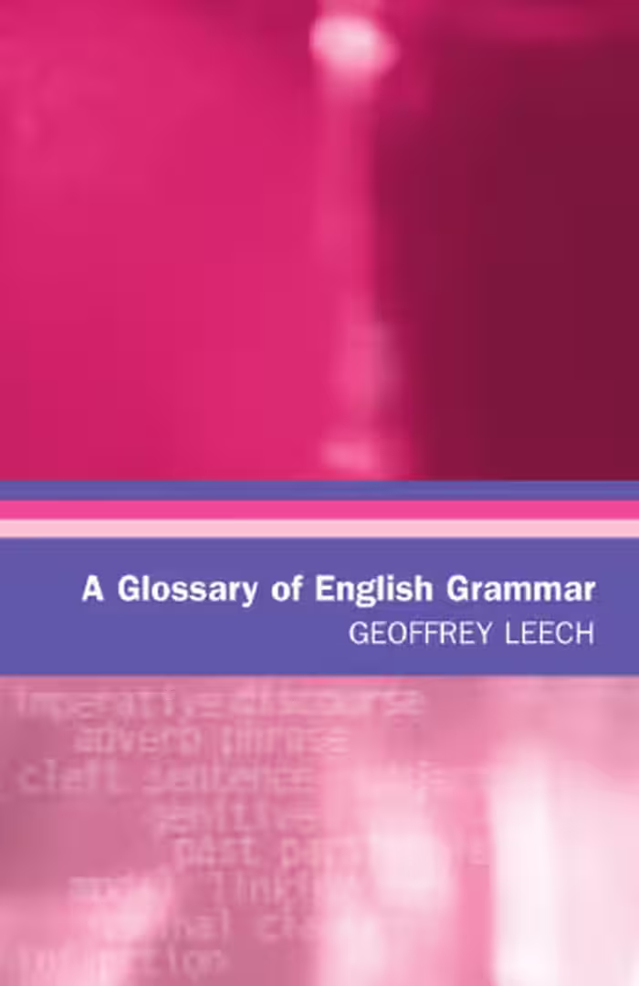 خرید و دانلود نسخه کامل کتاب A Glossary of English Grammar