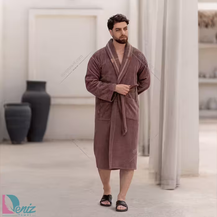 حوله تن پوش ولیسا رنگ سماقی